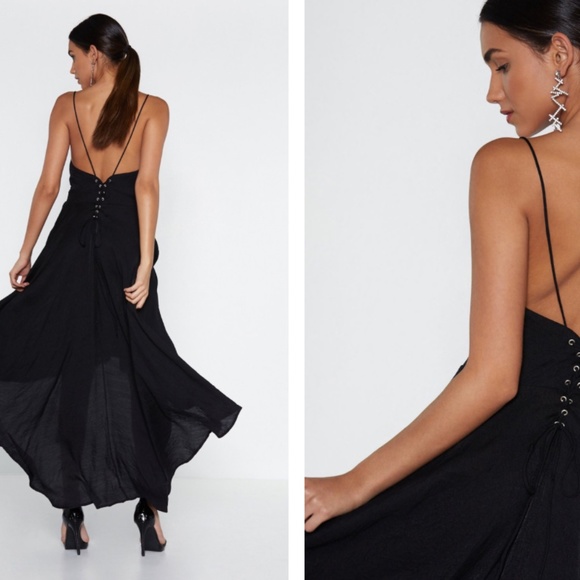 New! Nasty Gal Rule the dance floor dress in Stone - Picture 10 of 16